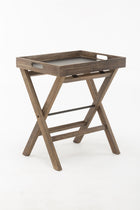 Adrienne Folding Side Table-Tray